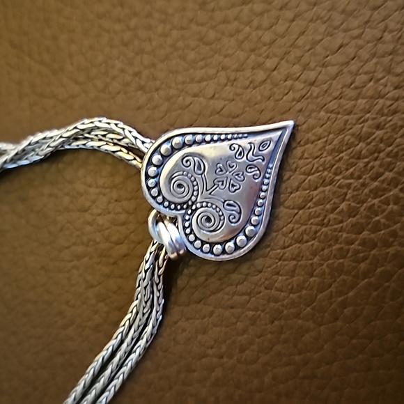BRIGHTON French Quarter Romantic Heart Pendant Multi-chain Necklace - Picture 4 of 7